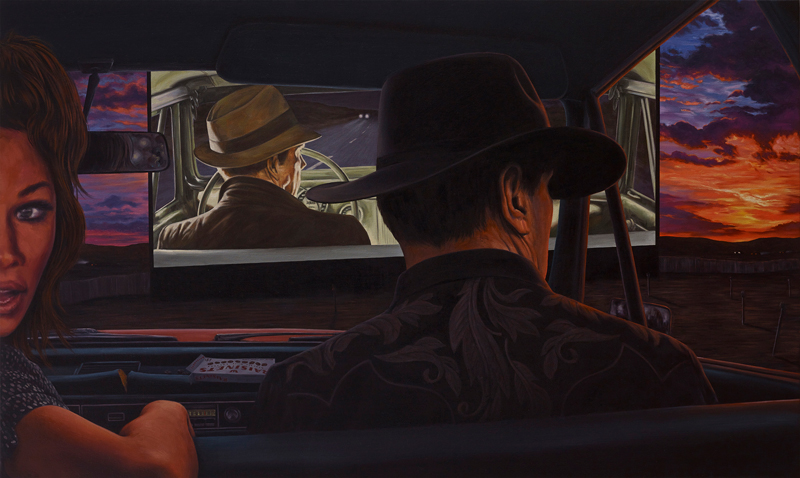 Eric White, Dead Reckoning, 2014, oil on canvas, 91.4cmx152.4 cm