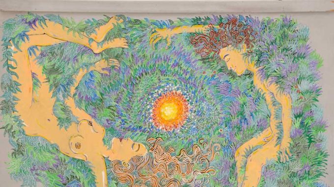 Matteo Guarnaccia, Tunnel of Love, 2013, acrylic on paper, 86x57 cm