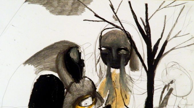 Silvia Argiolas, La consolazione, 2014, mixed media on paper, 24x33 cm
