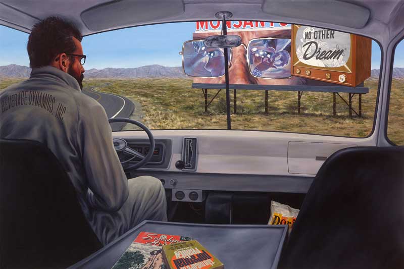 Eric White, Down in Front, No Other Dream, 2014, oil on canvas, 102×152 cm