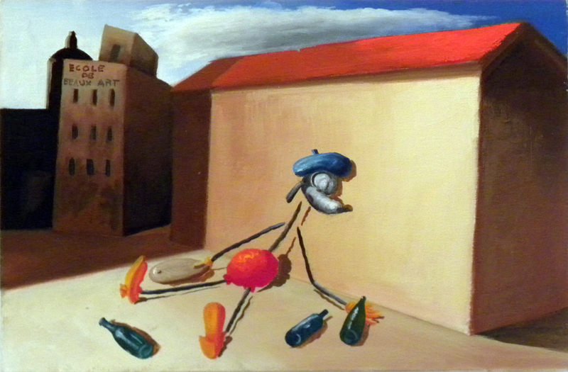 Olinsky, Pittore Fallito, 1933, Oil On Canvas, 20x30 Cm