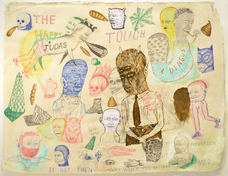 Fred Stonehouse, Judas Touch, 2014, mixed media on paper, 63,5x81 cm
