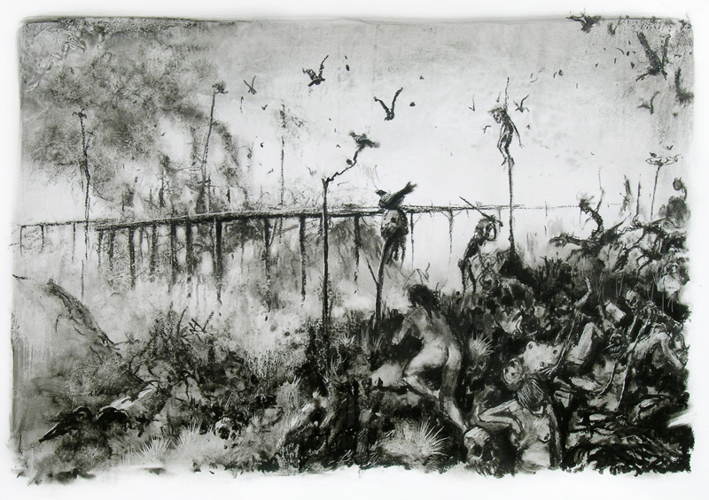Francesco De Grandi, S.t, 2010, pencil on paper, 70x100 cm