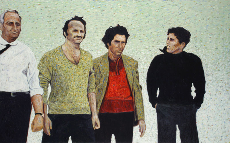 Andrea Salvino, Ostia, 2005,oil on canvas, cm 110x190