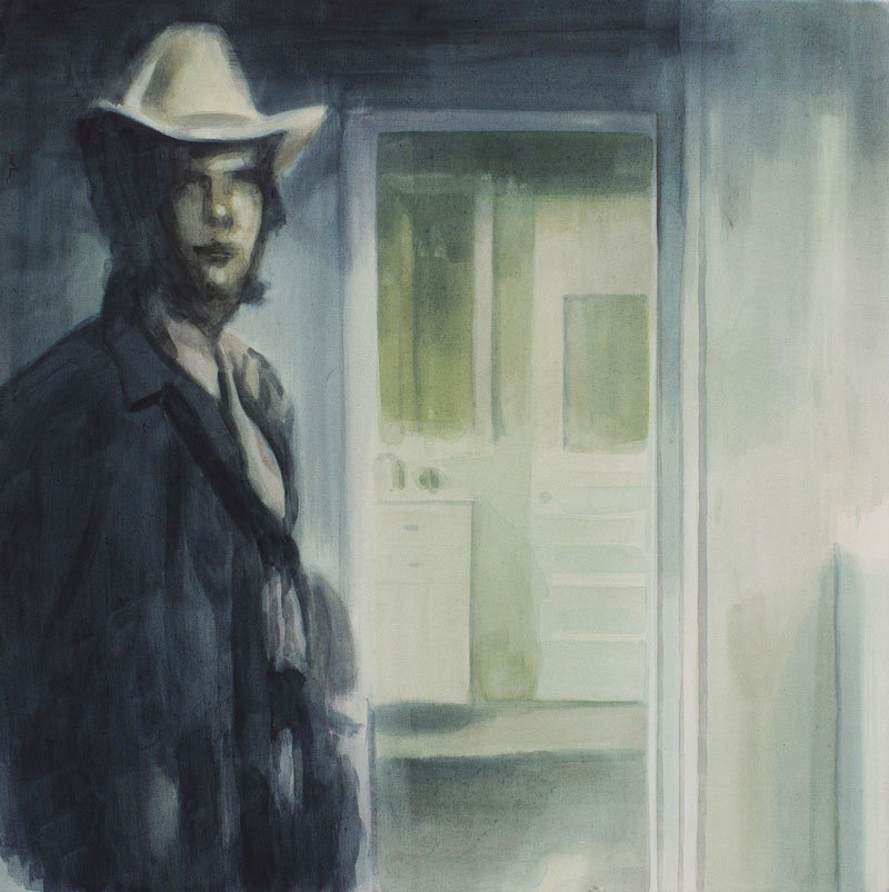 Tom Fabritius, Cowboy, 2008, acrylic on canvas, 60x60 cm