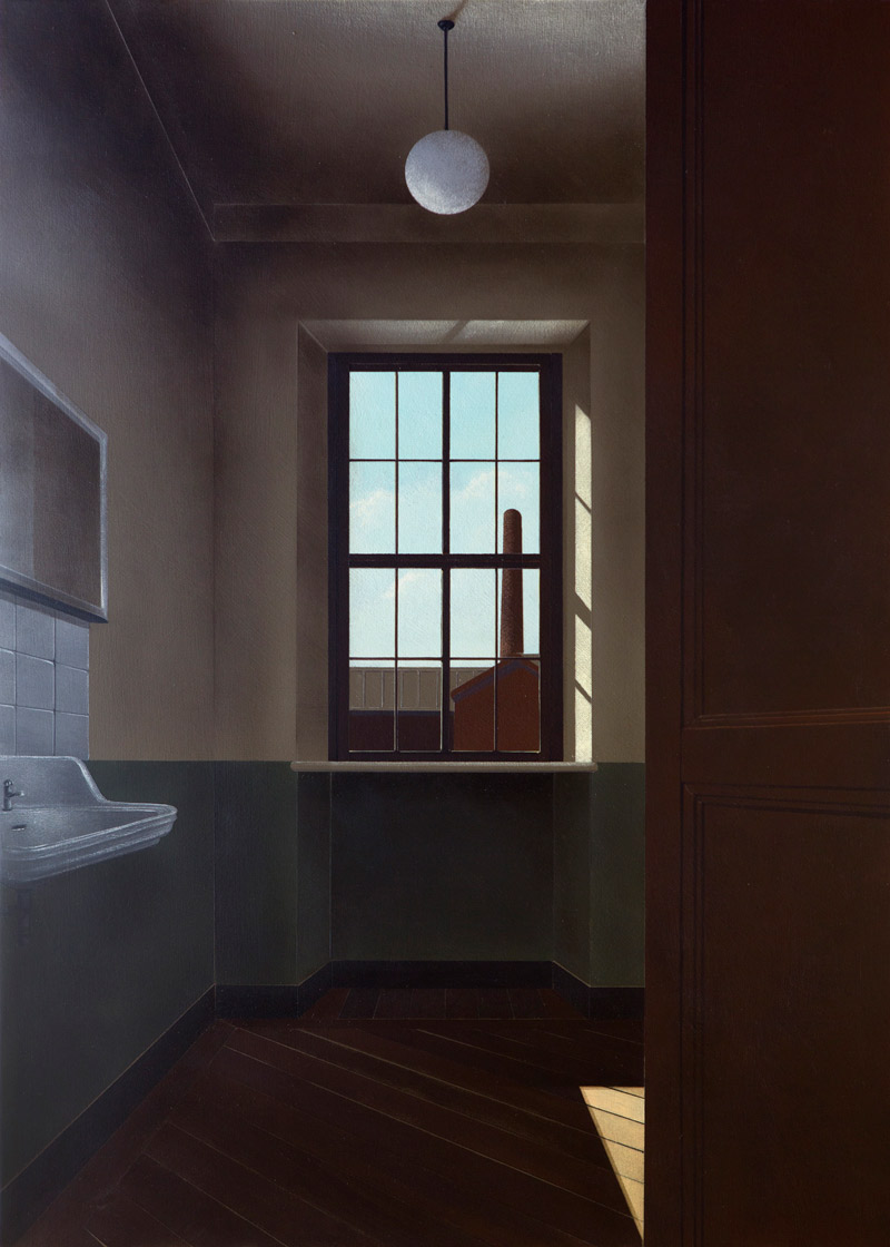 Arduino Cantafora, Avec le Temps II, 2016, olio su tavola, 70×50 cm