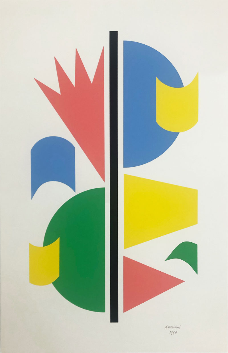 Alessandro-Mendini,-Oriented,-serigrafia,-1998,-69×45-cm