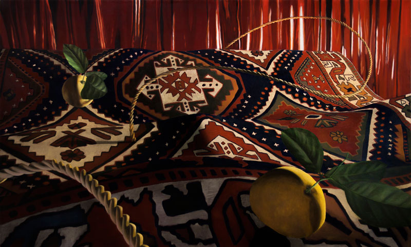 Dario Maglionico, Reificazione #79, oil on canvas, 65 x 105 cm