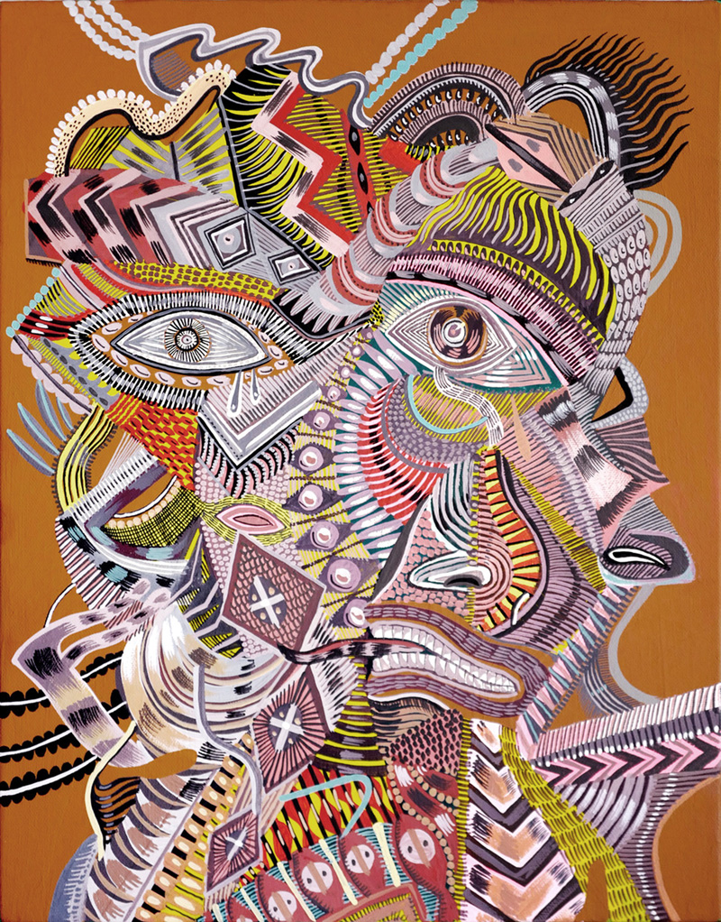 Zio-Ziegler,-The-Event-Horizon,-2017,-mixed-media-on-canvas,-45×35-cm