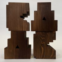 Andy Cruz Of House Industries, Untitled, 2022, Cedar Wood, 30x35x186 Cm Each