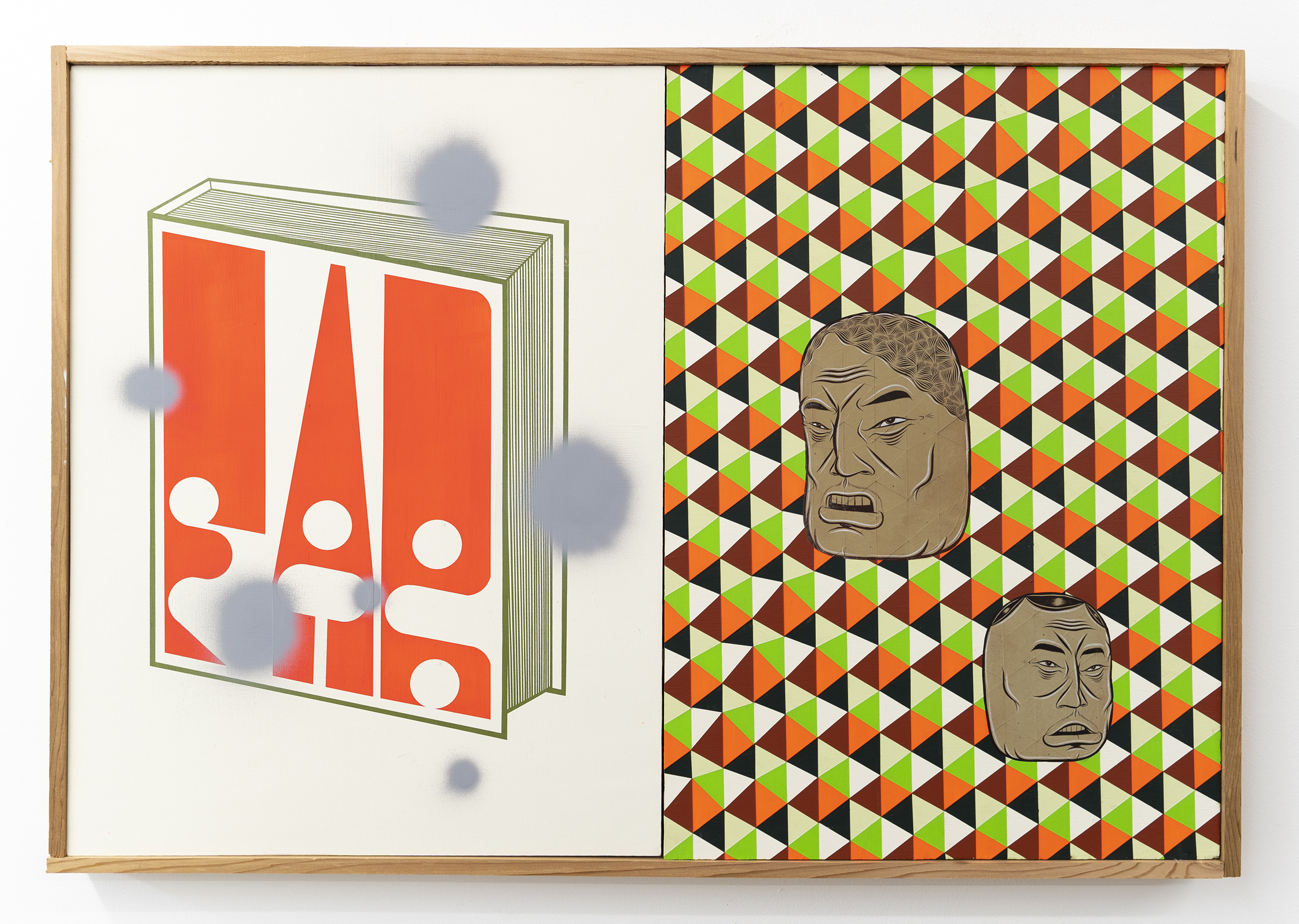 Barry McGee, Untitled, 2022, Acrilico, Gouache E Aerosol Su Carta, 63,5 X 91,4 Cm